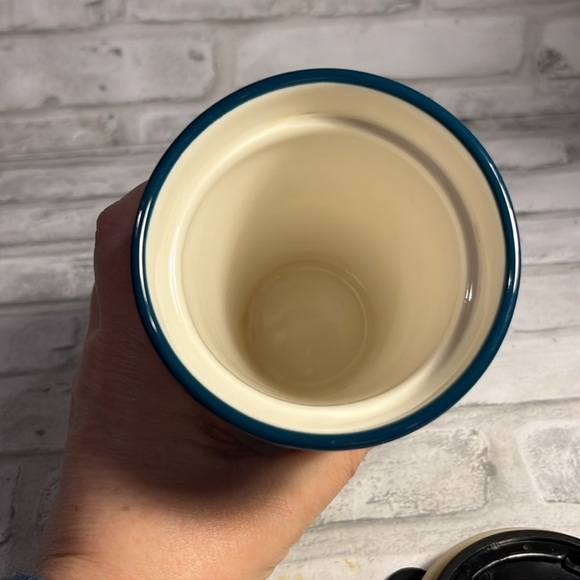 Starbucks Anniversary Blue Mermaid Siren Queen Ceramic Tumbler 2016/ NO LID - Picture 6 of 7